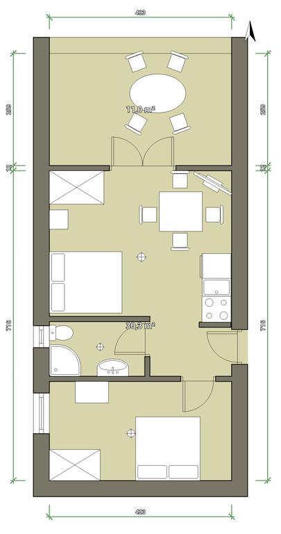 Maslina Apartments Крвавица Экстерьер фото